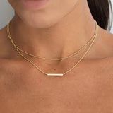 Minimal Layered Necklace
