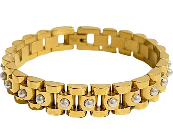 Glittering Orbit Watch Bracelet