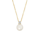 Pearl Poise Gold Plated Necklace