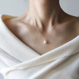 Pearl Poise Gold Plated Necklace