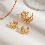 Golden Laurel Ring