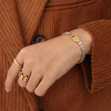 Aura Baguette Tennis Bracelet