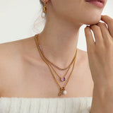 Heirloom Charm Pearl Necklace