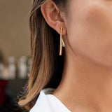 Lumi Two-Tone Sculptural Earrings