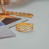 Baguette Open Ring