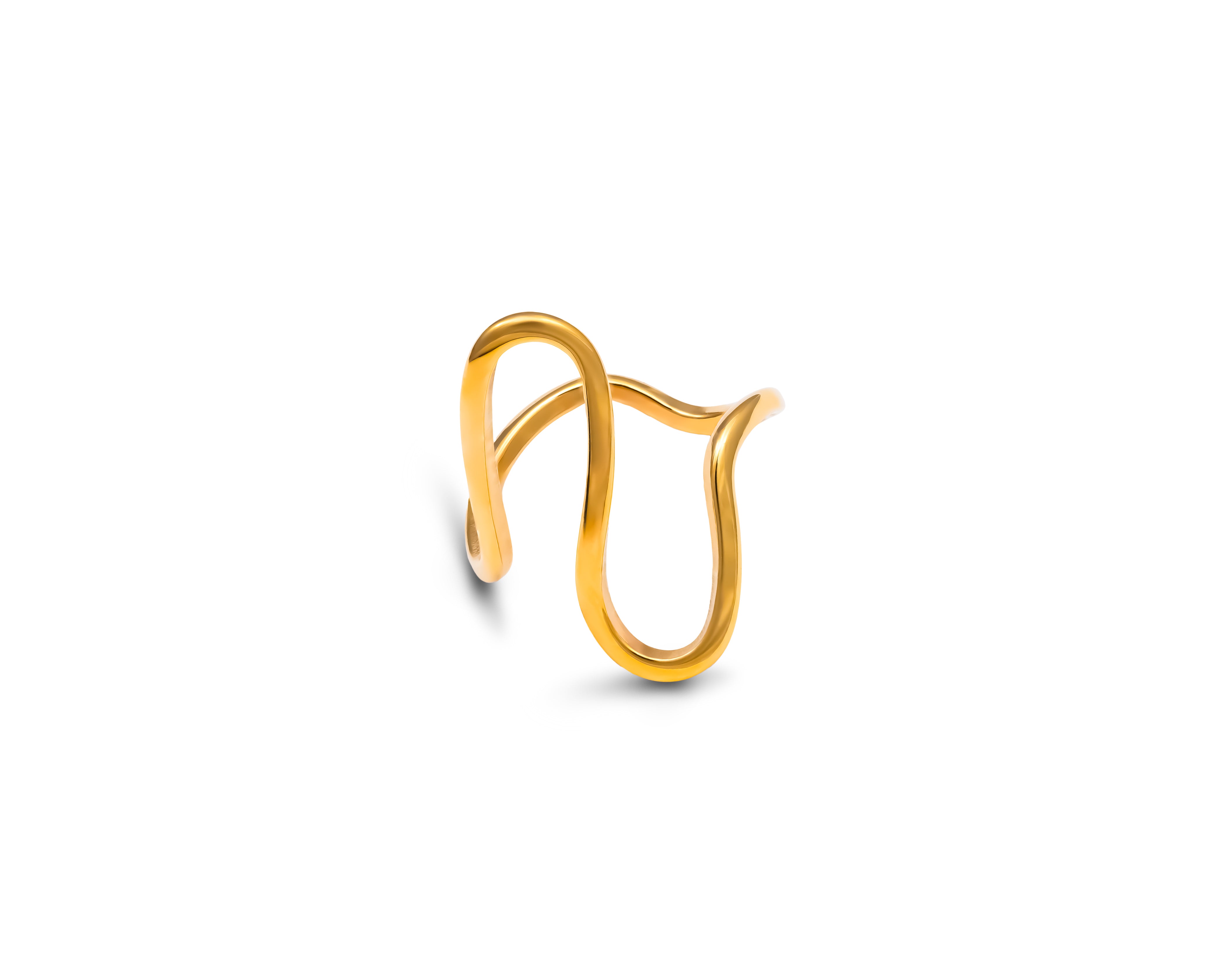 Curved Serenity Ring