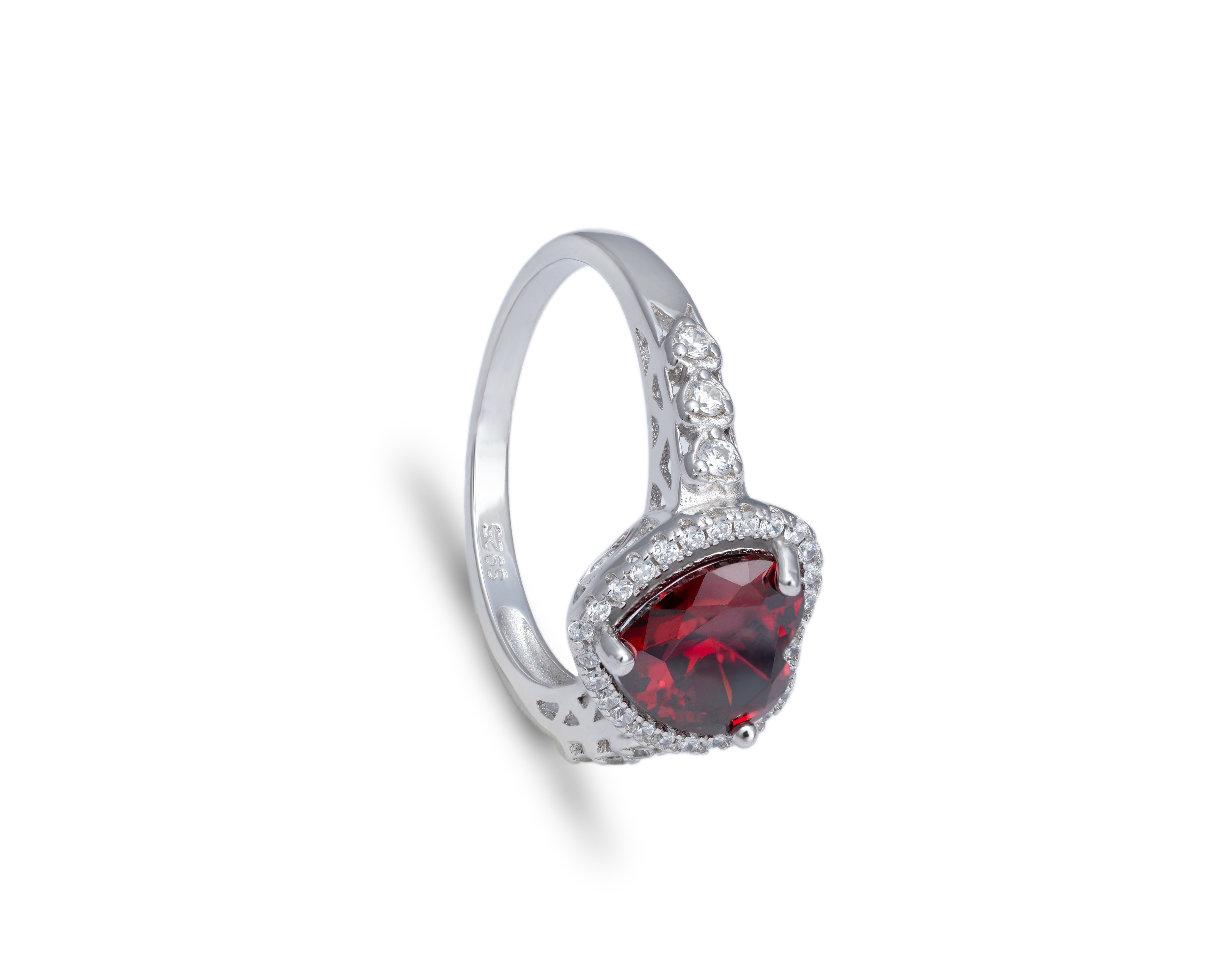 Crimson Heart Jewelry Set