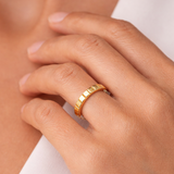 Square Checkered Ring