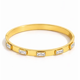LuxeStack Gem Bangle