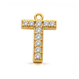 Alphabet Pendant Gold Chain