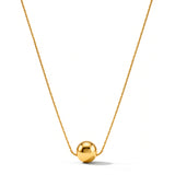 Solar Elegance Gold Plated Necklace