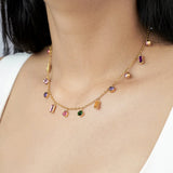 Twilight Colourful Charm Necklace