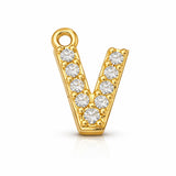 Alphabet Pendant Gold Chain