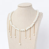 Aurora Pearl Drape Choker