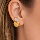 Aura Heart Earring