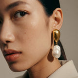 Aurora Baroque Pearl Drop Earrings