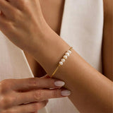 Ivory Tides Pearl Bracelet