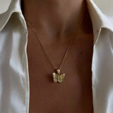 Golden Butterfly Necklace