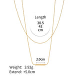 Minimal Layered Necklace