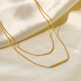 Minimal Layered Necklace