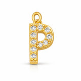 Alphabet Pendant Gold Chain